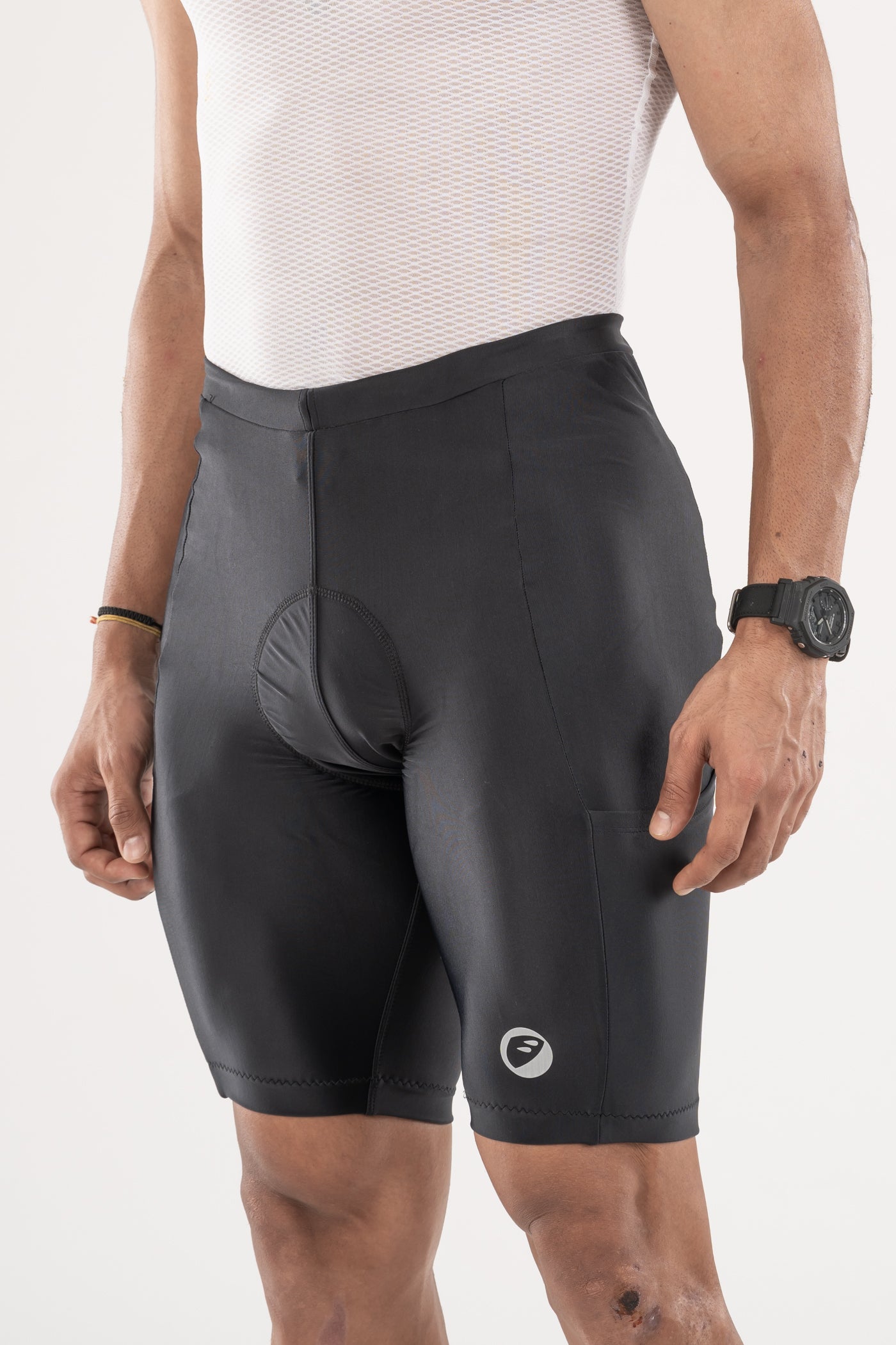 Mens Cycling | Bibless shorts | Evolve | Black- Defect