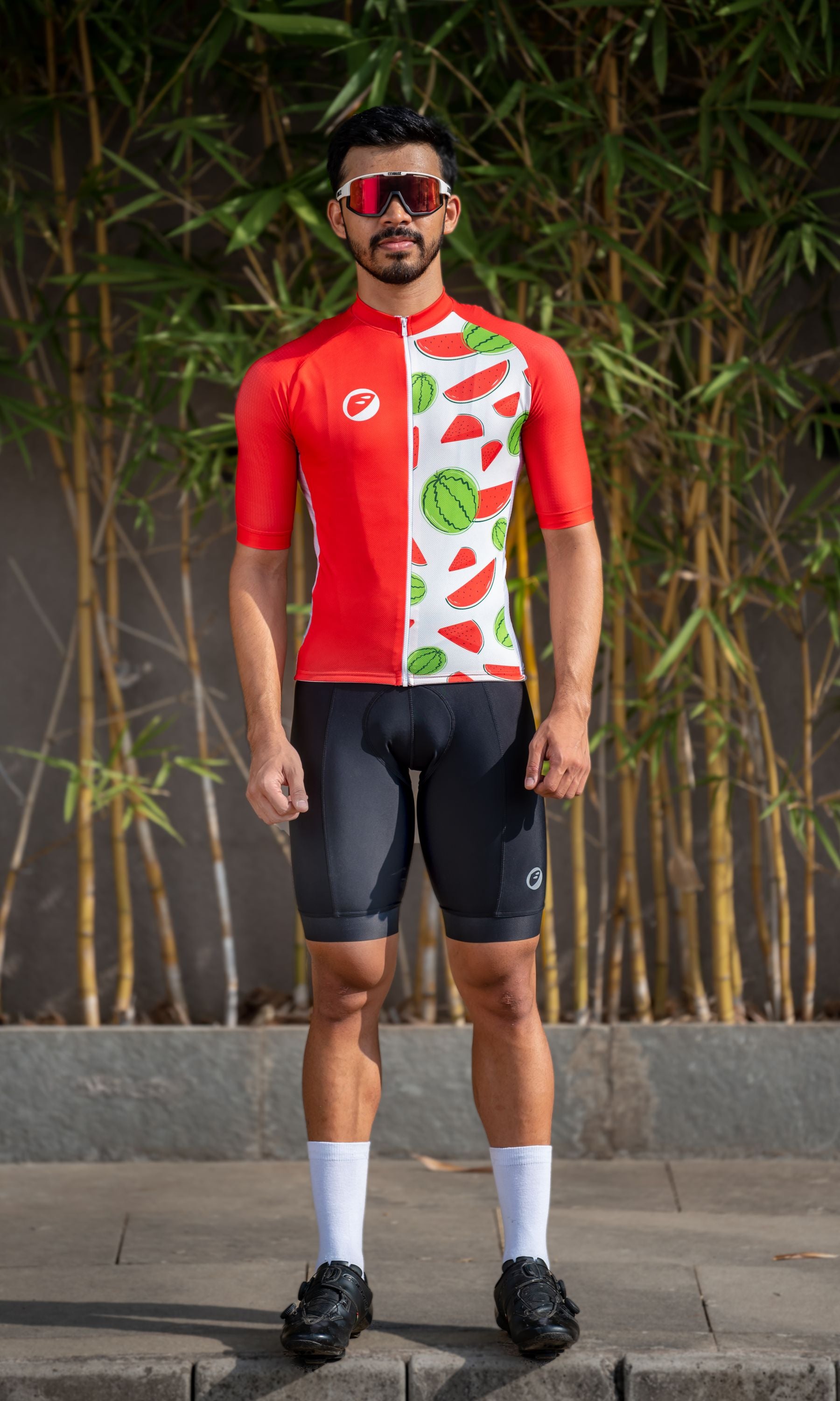 Mens Cycling Jersey Snug-fit Chase Melon
