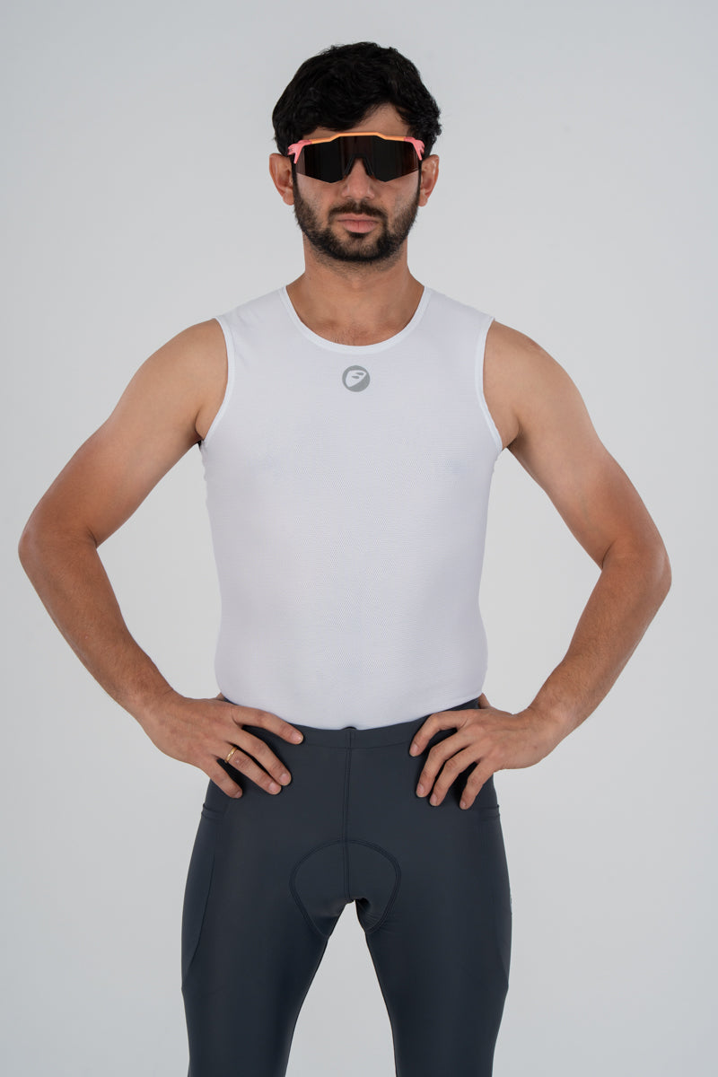 Cycling Baselayer | Mesh Cooling | White | Unisex