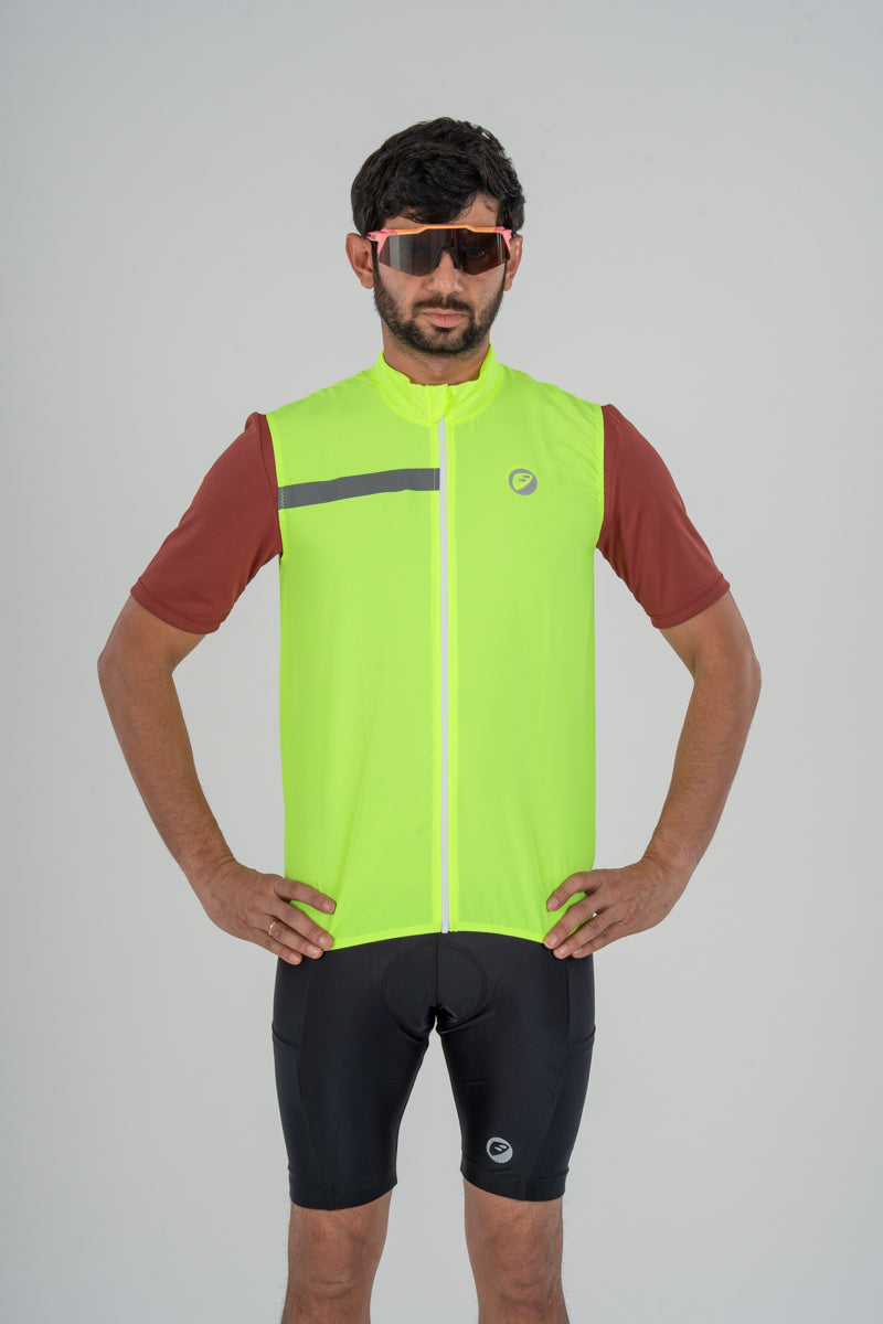 Cycling Jacket Gilet | Sleeveless | Neon Noveau