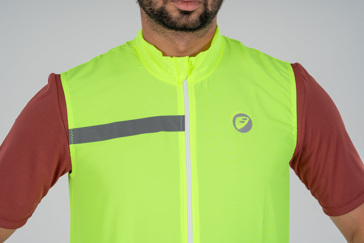 Cycling Jacket Gilet | Sleeveless | Neon Noveau