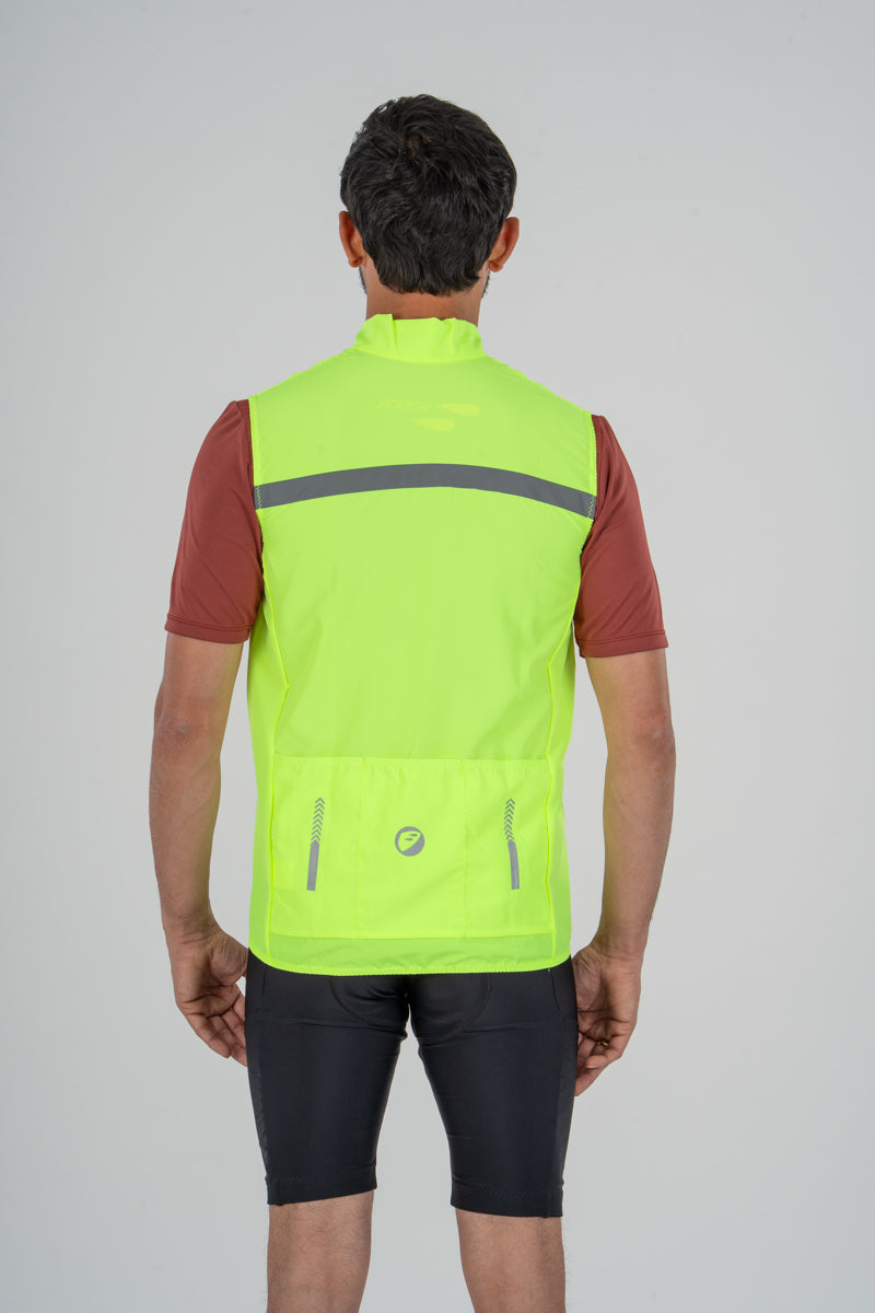 Cycling Jacket Gilet | Sleeveless | Neon Noveau