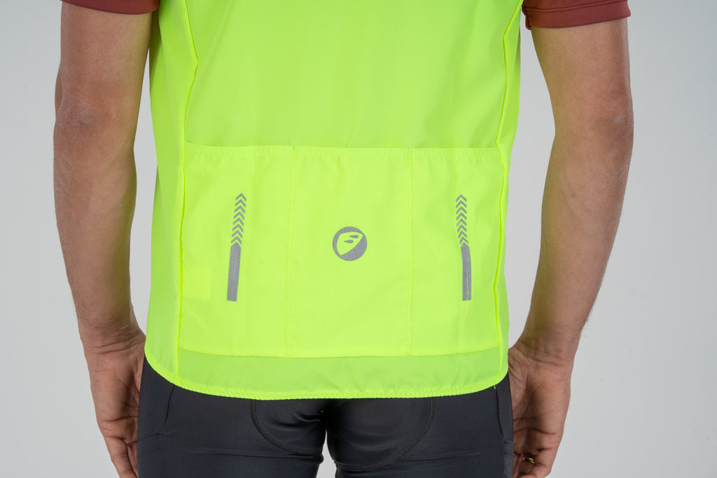 Cycling Jacket Gilet | Sleeveless | Neon Noveau