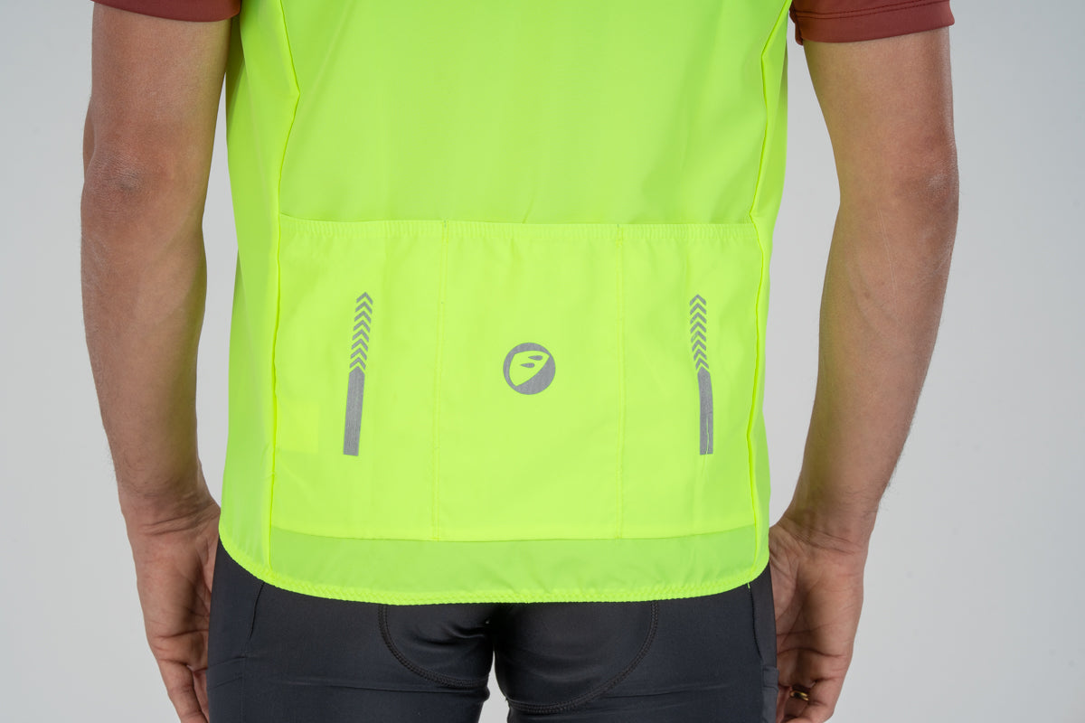 Cycling Jacket Gilet | Sleeveless | Neon Noveau