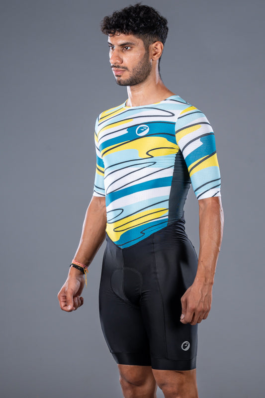 Mens Cycling | BackZipped Speedsuit | Lines