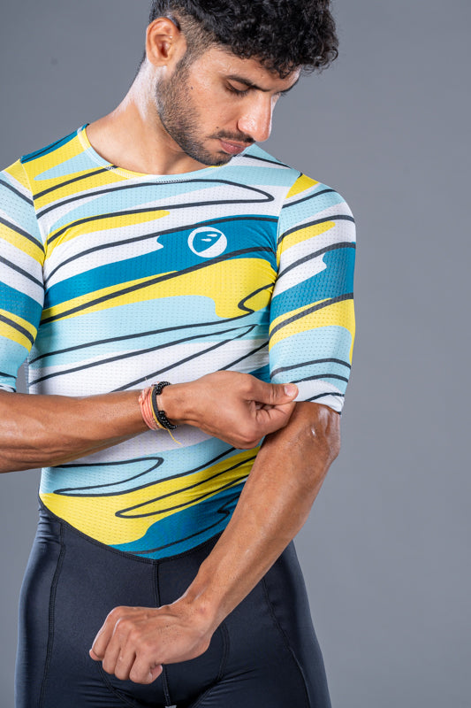 Mens Cycling | BackZipped Speedsuit | Lines