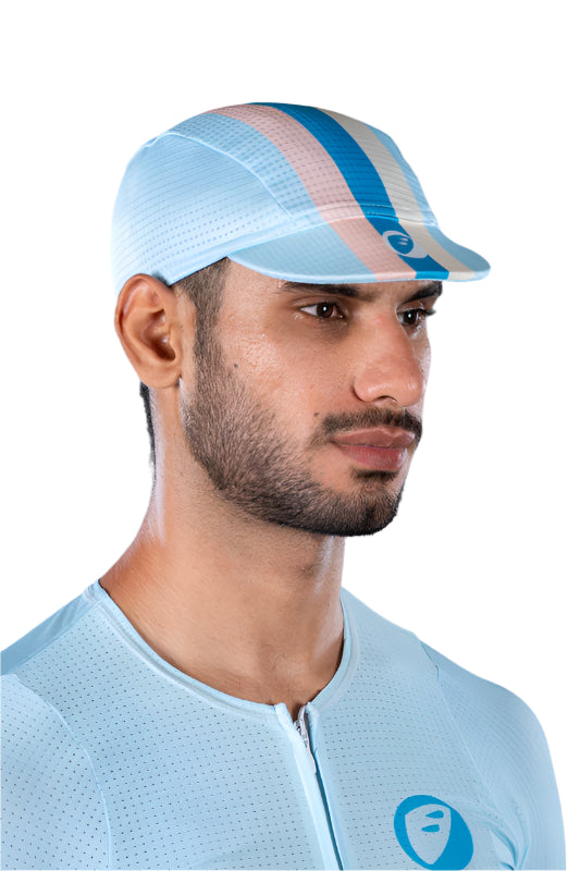 Unisex Cycling Cap | Hustle | Sky