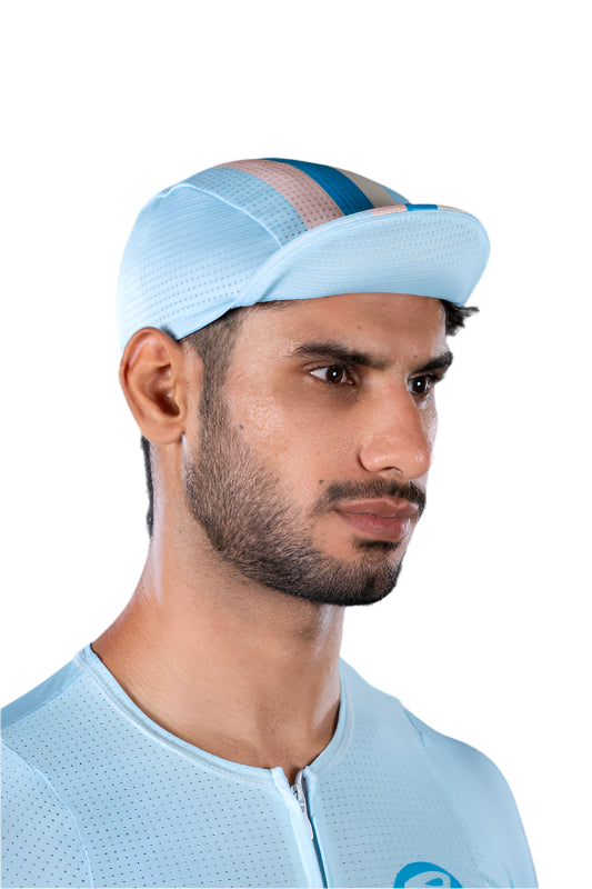 Unisex Cycling Cap | Hustle | Sky