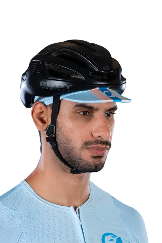Unisex Cycling Cap | Hustle | Sky