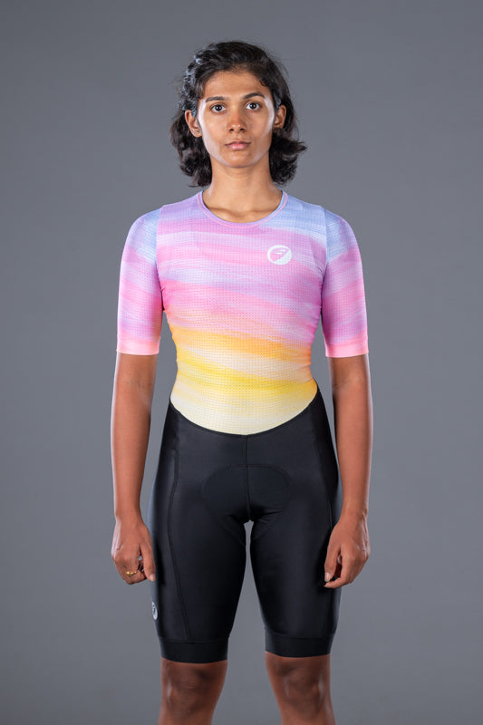 Womens Cycling | BackZipped Speedsuit | Pastel