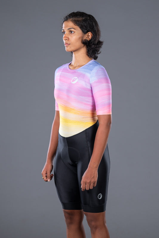 Womens Cycling | BackZipped Speedsuit | Pastel