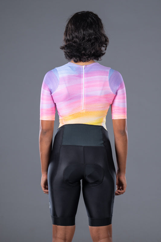 Womens Cycling | BackZipped Speedsuit | Pastel