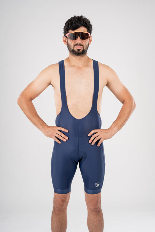 Mens Cycling | Endurance Bib Shorts | Explore Noveau | Midnight