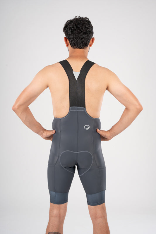 Mens Cycling | Endurance Bib Shorts | Tourer | Slate