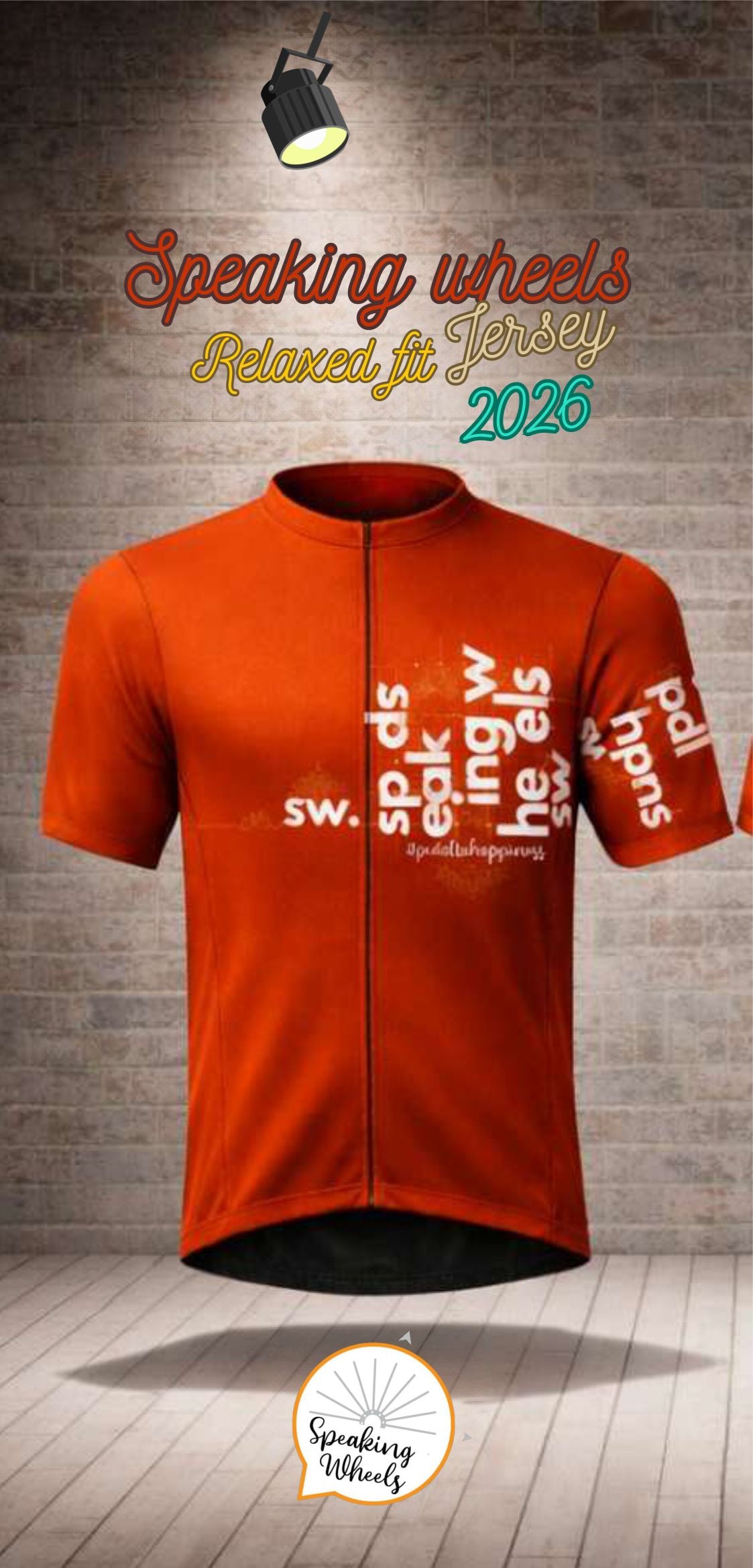 Custom- Speaking Wheels 2026 Relax Fit Jersey Unisex
