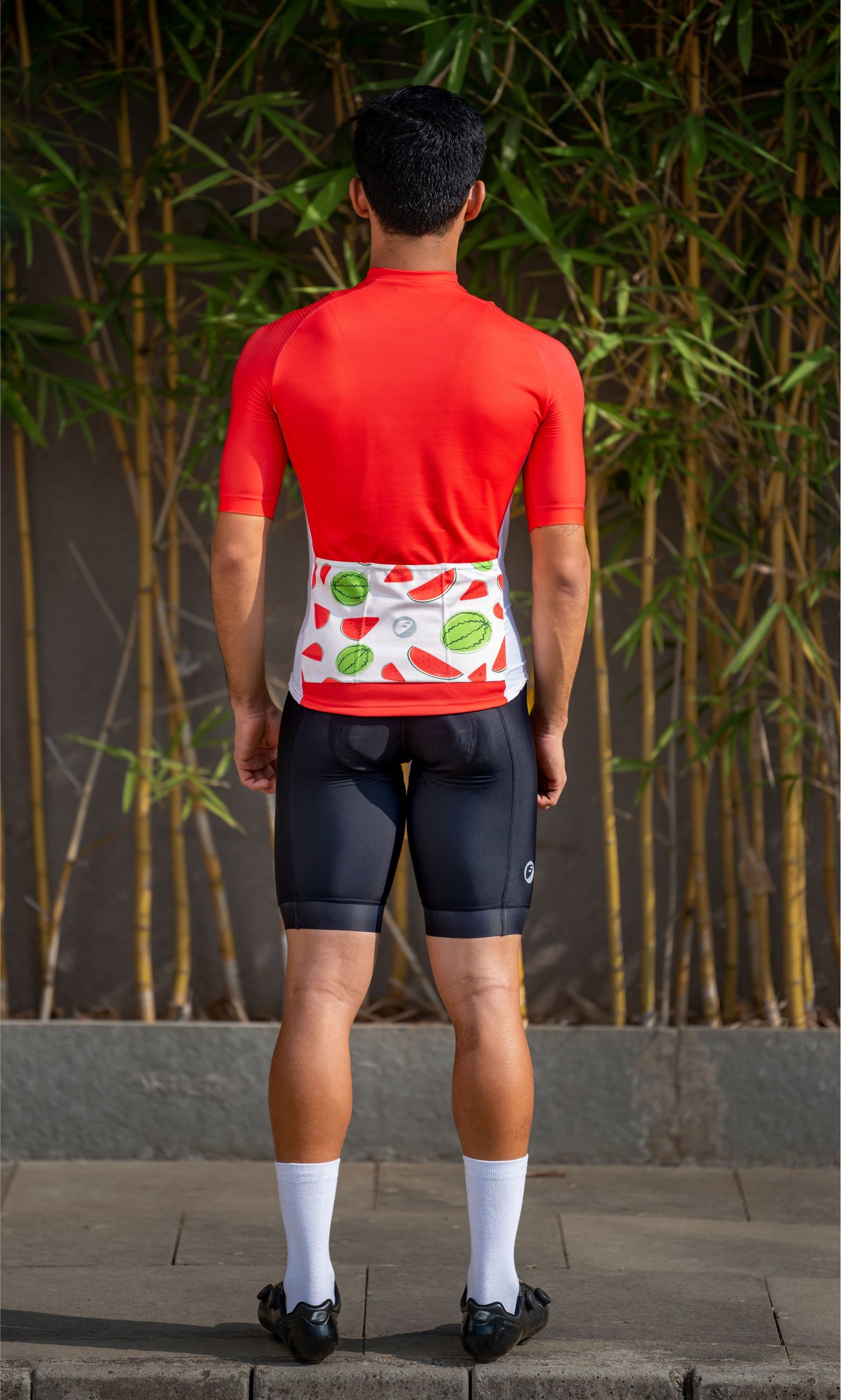 Mens Cycling Jersey | Snug-fit | Chase | Melon