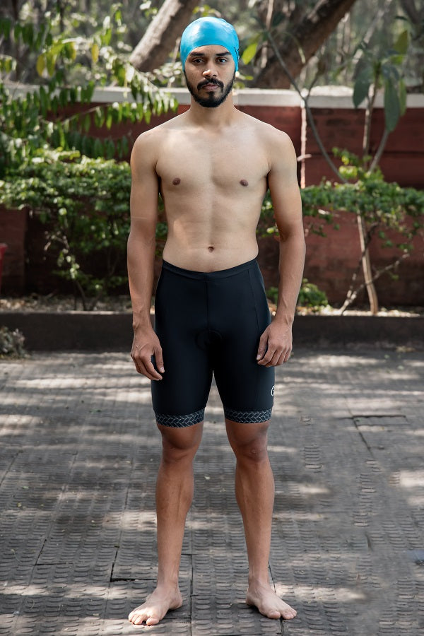Mens Triathlon Shorts | Triathlon Padded Shorts | Verge | Black